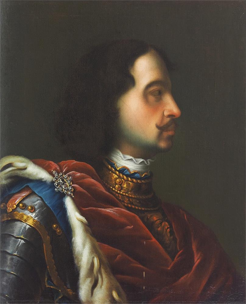 Porträt Peter I der Große, Zar und Großfürst von Rußland und von 1721 bis 1725