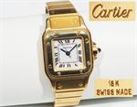 Original Armbanduhr CARTIER SANTOS - mittlere Größe.