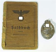 Weltkrieg Panzerkampfabzeichen in Bronze.