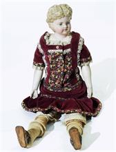 Puppe um 1860.