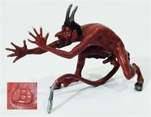 Wiener Bronze. Erotika,"Teufel", Bronze.