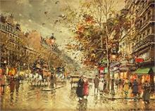 BLANCHARD, Antoine. "Les Grands Boulvards Paris um 1900".