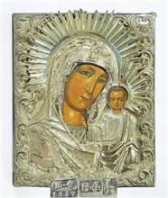 Gottesmutter Kasanskaja mit segendem Jesuskind. 