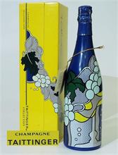 Jahrgangs-Brut-Champagner Taittinger Collection Roy Lichtenstein.