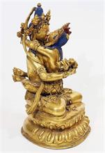 Gottheit Chakrasamvara, Tibet ca.2. Hälfte 20. Jahrhundert.