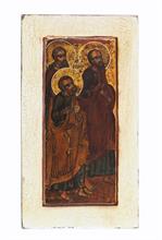 Heiligenikone: Heiliger Simeon, Heiliger Paulus und Heiliger Petrus.