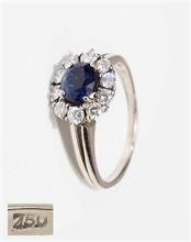 Brillant-Saphir-Ring.