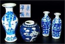 Konvolut Vasen, 4 Stück. China.