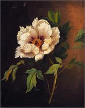 Blumenstilleben, datiert 1845.