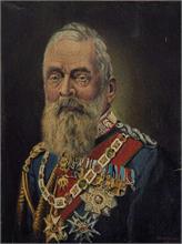 Portrait Prinzregent Luitpold von Bayern in Uniform mit Orden.