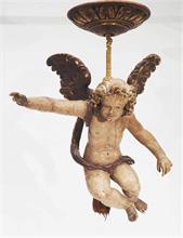 Schwebender Engel, an Kordel.    Franken, um 1650