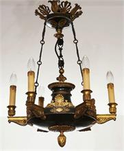 Empire-Stil-Lampe,  um 1900.