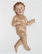 Krippenfigur Christusknabe/ Christuskind.   Neapel um 1820/40