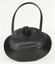 Vintage Handtasche in Ellipsen-Form mit einem Tragebügel