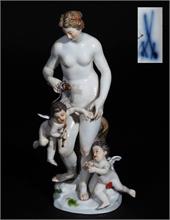 Figurengruppe "Venus mit zwei Amoretten". MEISSEN