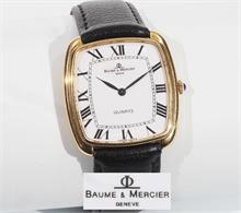 Herren-Armbanduhr BAUME & MERCIER, 750er Gelbgold.