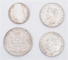 Konvolut: Vier Münzen Kaiserreich