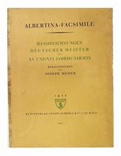 ALBERTINA-Facsimile-Drucke. Mappenwerk mit Textheft.