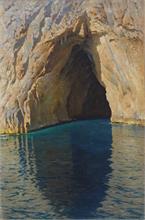 FEDERICO, Michele.  Italien, 1884 - 1966.  "Grotta del Marinai, Capri".