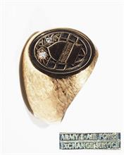 Army & Air Force Exchange Service Ring.