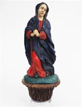 Betende Mutter Gottes, verso gehöhlt. 19. Jahrhundert.