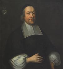 Halb-Porträt eines geistlichen Würdenträgers, wohl eines Abtes.