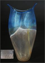 Designer-/Vintage Vase, Kunst-Glasbläserei Karl  Schmid, Zwiesel,  Bayerischer Wald.