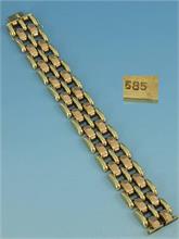 Armband . 585er Gelbgold/ Rotgold. 