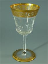Rotwein Glas. Saint--Louis Thistle 1913. 