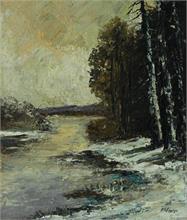 Nömeier, Fred.  1938 München  - .  Landschaft am Starnberger See.