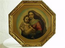 Maria mit Kind. Druck