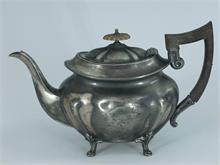 Alte engl. Teekanne. Plated um 1870 - 1900. 