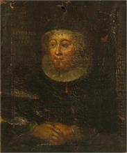 Altmeister. Damenporträt. 17. Jahrhundert. 