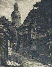 Radler, Karl-Heinrich. (1889- 1938). Altstadtidylle Hildesheim. 