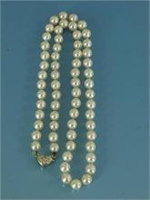 Perlencollier mit weißer Zuchtperle 