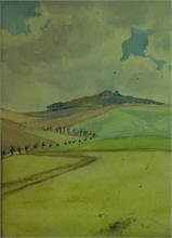 Weber-Tyrol.  1874 - 1957.  Landschaft. Aqaurell.