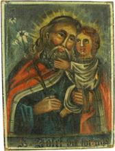 Heiliger Joseph   mit Kind.  2. Hl. 18. Jh. 