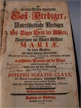 Gebetsbuch.   1752 Augsburg und Innsbruck. 