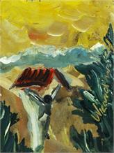 Kandinsky, Wassily. 1866 Moskau - 1944. Martl im Gebirge. 
