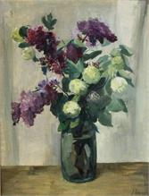Blumenstilleben.  Maler des 20. Jahrhundert