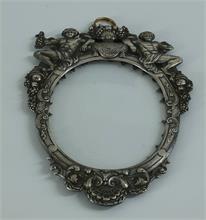 Silber-Miniatur-Bilderrahmen.  18. Jahrhundert