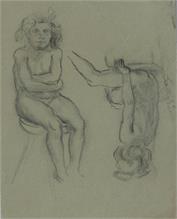ZILLE, Heinrich 1858 - 1929   zugeschrieben.  Mädchen auf Stuhl. 