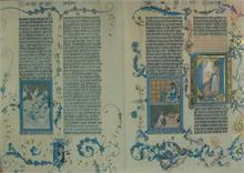 Doppelseitiges Faksimile St. Wenzel Bibel 