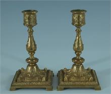 Paar Kerzenleuchter. 19. Jahrhundert