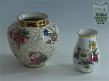 Zwei Vasen. Royal Porzellan Bavaria KPM.