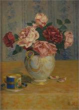 Blumenstilleben in Vase. Um 1910/20