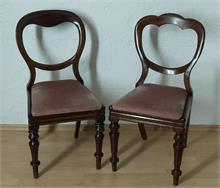 Zwei Stühle. Victorian Style.  England um 1880/90.