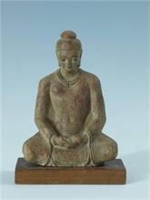 Sitzender Buddha. China.  Replik.  2. Hl. 20. Jahrhundert.