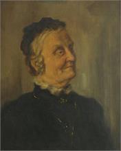 Porträt einer älteren Dame. 