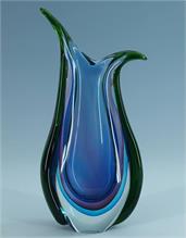 Original MURANO  Glas Vase um 1960/70. 
